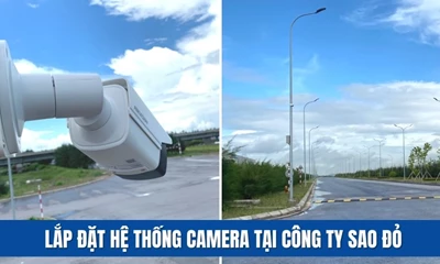 Lắp Hệ Thống Camera Quan Sát Tại Công Ty Sao Đỏ, KCN Nam Đình Vũ Hải Phòng
